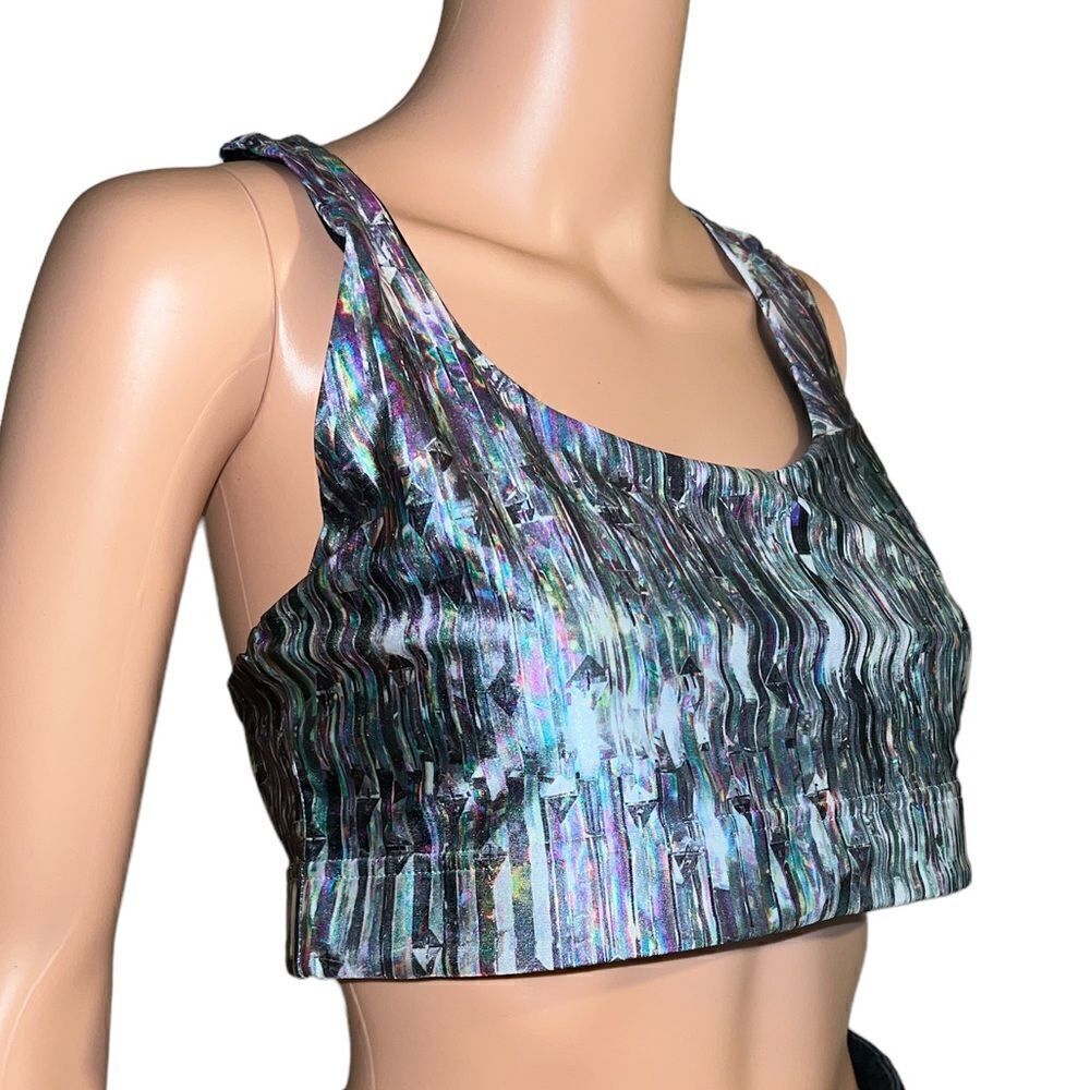 TEREZ Racerback Le Grand Confetti Sports Bra - Picture 1 of 6